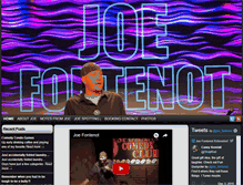 Tablet Screenshot of joefontenot.com